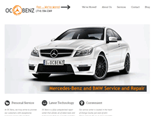 Tablet Screenshot of ocbenz.com